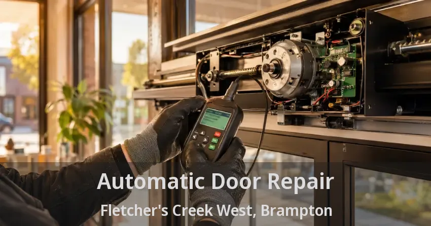 Automatic Door Repair Fletcher's Creek West, Brampton - ON