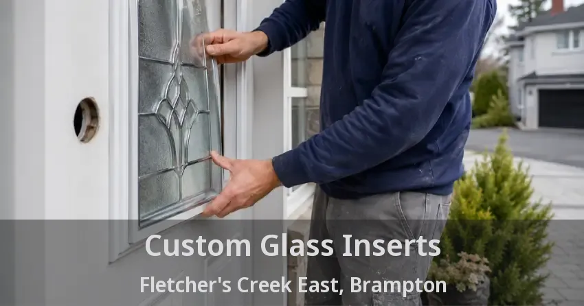 Custom Glass Inserts Fletcher's Creek East, Brampton - ON