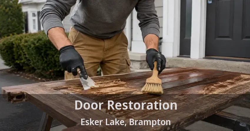 Door Restoration Esker Lake, Brampton - ON