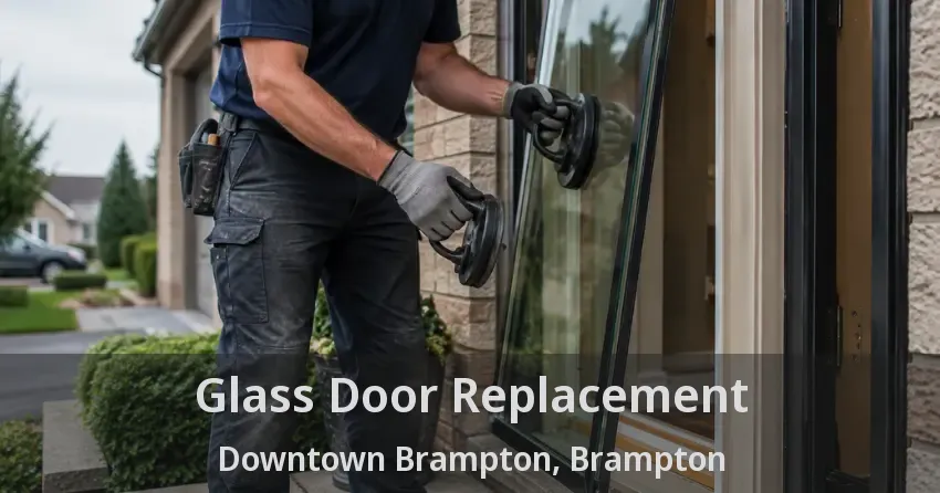 Glass Door Replacement Downtown Brampton, Brampton - ON