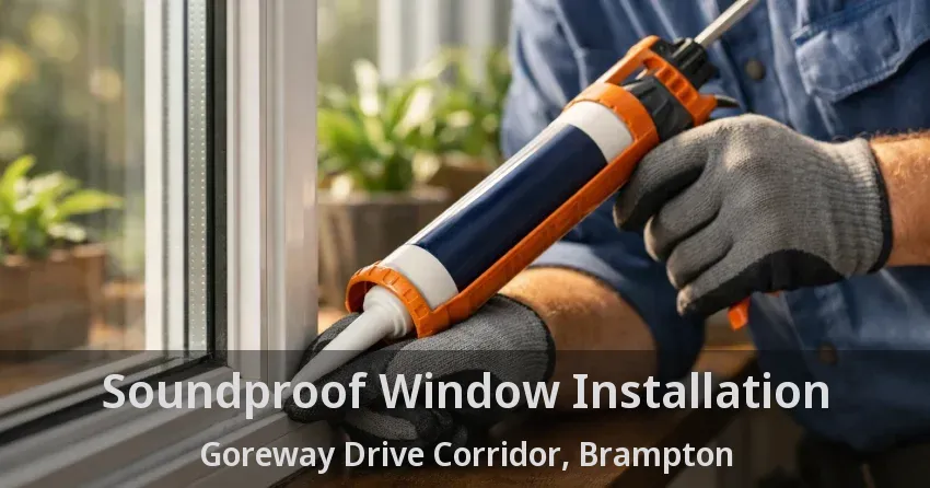 Soundproof Window Installation Goreway Drive Corridor, Brampton - ON