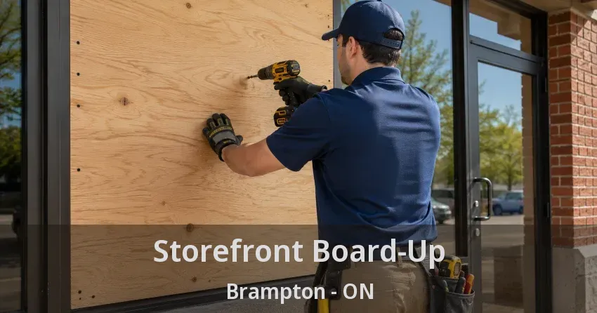Storefront Board-Up Brampton - ON