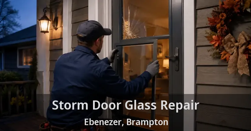Storm Door Glass Repair Ebenezer, Brampton - ON