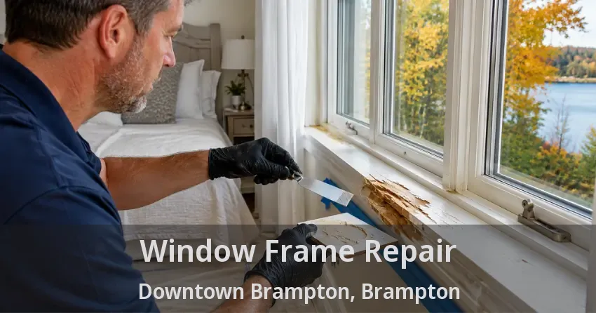 Window Frame Repair Downtown Brampton, Brampton - ON