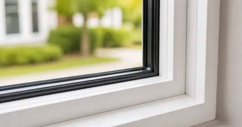 technician repairing window and door hardware in Brampton home